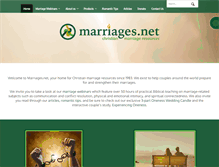 Tablet Screenshot of marriages.net